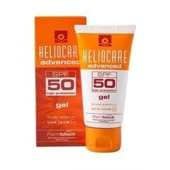 Heliocare Advanced Gel aizsardzība pret sauli sejai 50 ml цена и информация | Кремы от загара | 220.lv