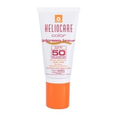 Heliocare Color Gelcream aizsardzība pret sauli sejai 50 ml, Brown cena un informācija | Sauļošanās krēmi | 220.lv