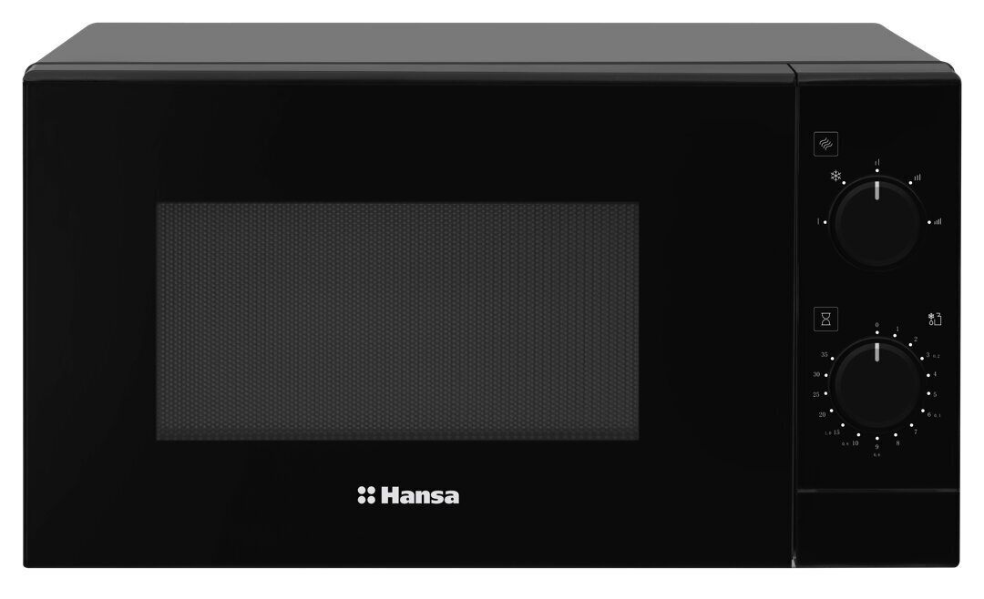 Hansa AMMF20M1BH mikroviļņu krāsns, 20L, 700W, melna цена и информация | Mikroviļņu krāsnis | 220.lv
