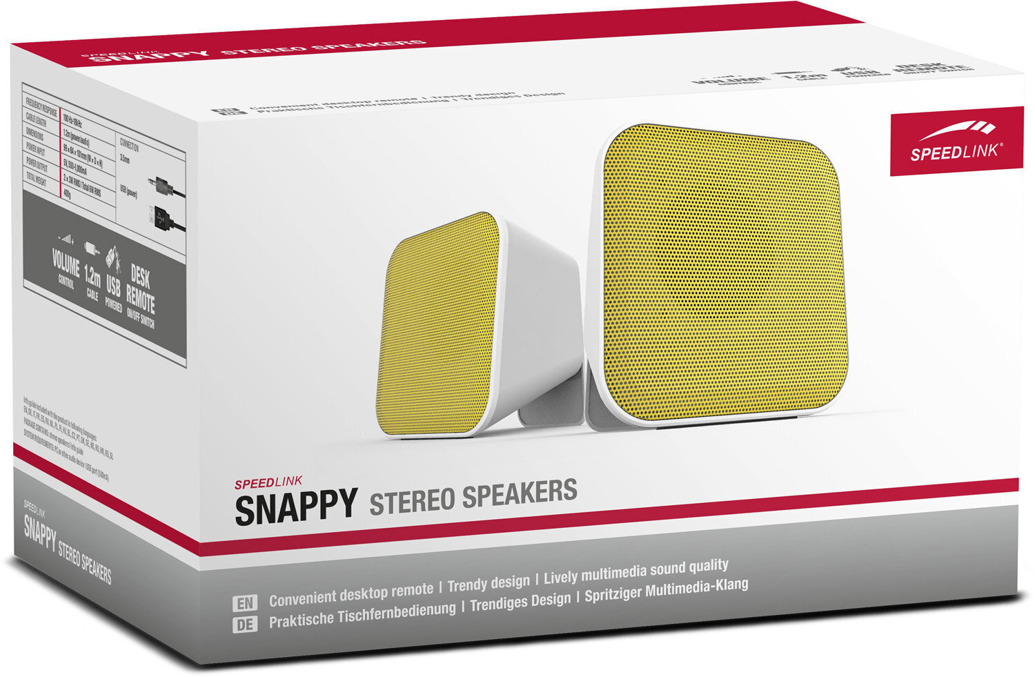 SpeedLink Snappy SL-810002-WEYW cena un informācija | Skaļruņi | 220.lv