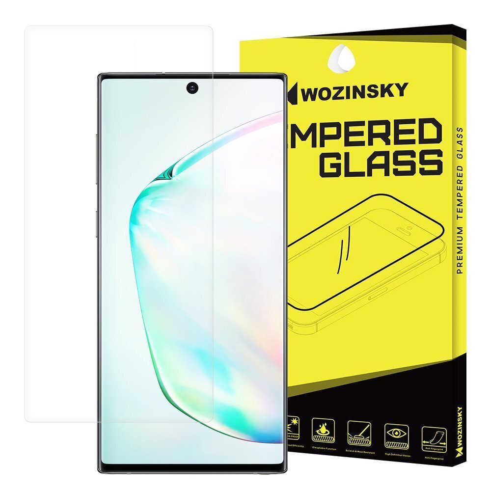 Wozinsky Samsung Galaxy Note10 (N970F) ekrāna aizsargplēve Glancēta (Pilnam ekrānam) цена и информация | Ekrāna aizsargstikli | 220.lv