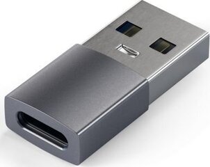 Satechi USB-A uz USB-C adapteris, nomainiet standarta USB portu pret USB-C, pelēks цена и информация | Адаптеры и USB разветвители | 220.lv