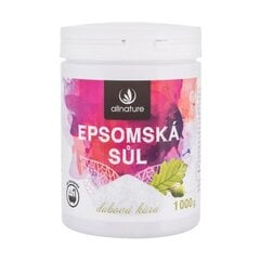 Allnature Epsom Salt Oak Bark vannas sāls 1000 g cena un informācija | Dušas želejas, eļļas | 220.lv