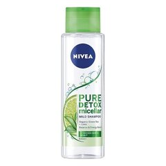 Nivea Pure Detox Micellar Shampoo - Shampoo 400ml цена и информация | Шампуни | 220.lv