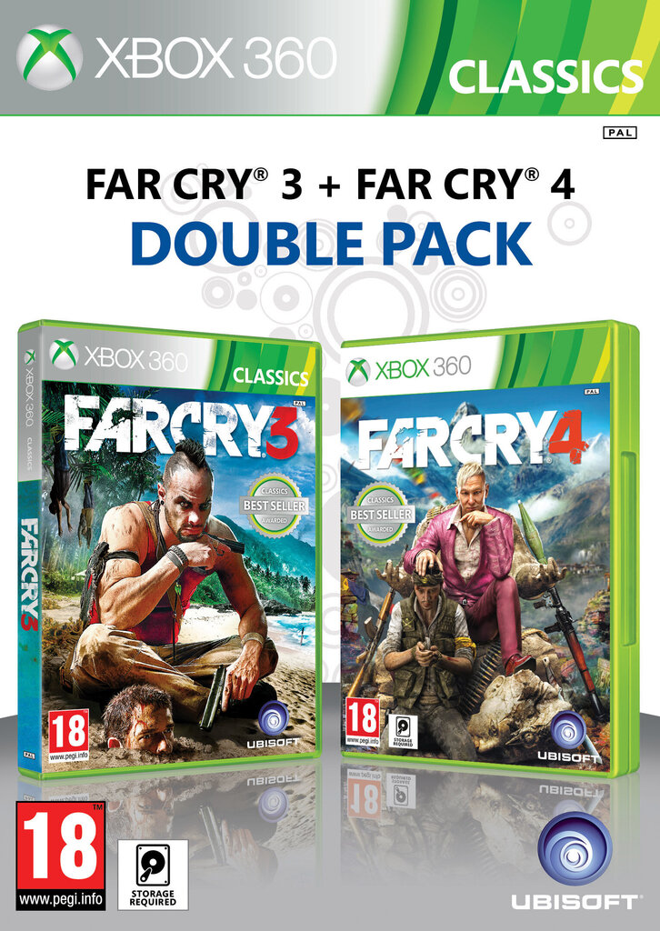 Xbox 360 Far Cry 3 And Far Cry 4 Double Pack цена и информация | Datorspēles | 220.lv