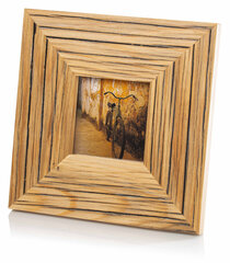 Photo frame Bad Disain 10x10 7cm, brown cena un informācija | Foto rāmji, foto albumi | 220.lv