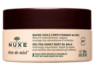 NUXE Reve de Miel Melting Honey Body Oil Balm ķermeņa krēms 200 ml cena un informācija | Ķermeņa krēmi, losjoni | 220.lv