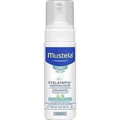 Mustela Bébé Stelatopia Foam Shampoo šampūns bērniem 150 ml цена и информация | Косметика для мам и детей | 220.lv