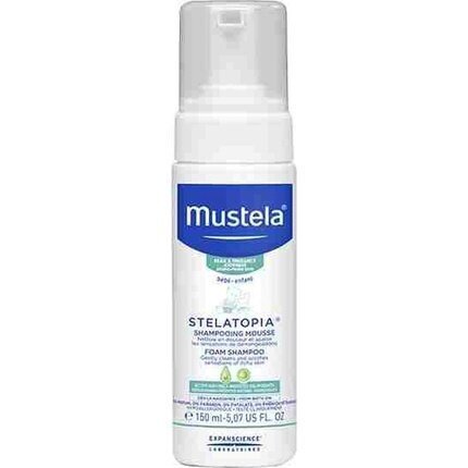 Mustela Bébé Stelatopia Foam Shampoo šampūns bērniem 150 ml цена и информация | Bērnu kosmētika, līdzekļi jaunajām māmiņām | 220.lv