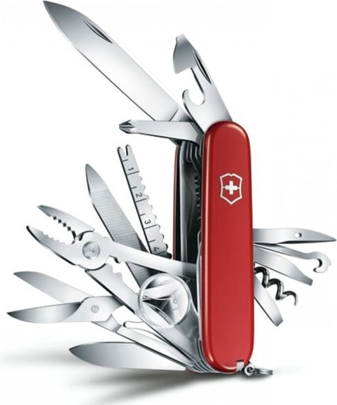 Victorinox Swiss Champ Šveices kabatas nazis ar 33 funkcijām cena un informācija | Tūrisma naži, daudzfunkcionālie instrumenti | 220.lv