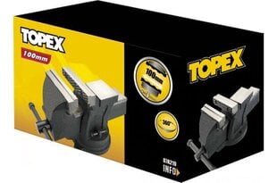 TOPEX skrūvspīles, 125мм 07A212, 9 kg cena un informācija | Rokas instrumenti | 220.lv
