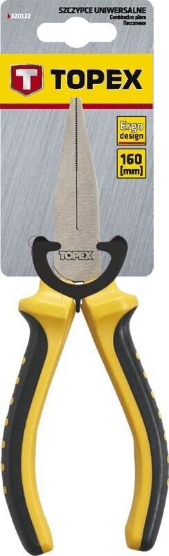 Topex 32d108 plakanās kanibles, 160 mm cena un informācija | Rokas instrumenti | 220.lv