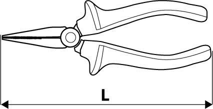 Topex 32d108 plakanās kanibles, 160 mm cena un informācija | Rokas instrumenti | 220.lv