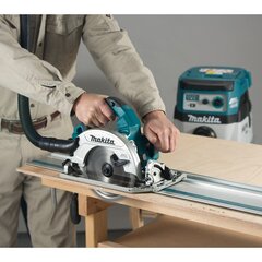 Akumulatora ripzāģis Makita LXT DHS783ZU, 2x18 V, 62,5 mm, ø190x30mm, AWS, bez akumulatoriem un lādētāja cena un informācija | Zāģi, ripzāģi | 220.lv