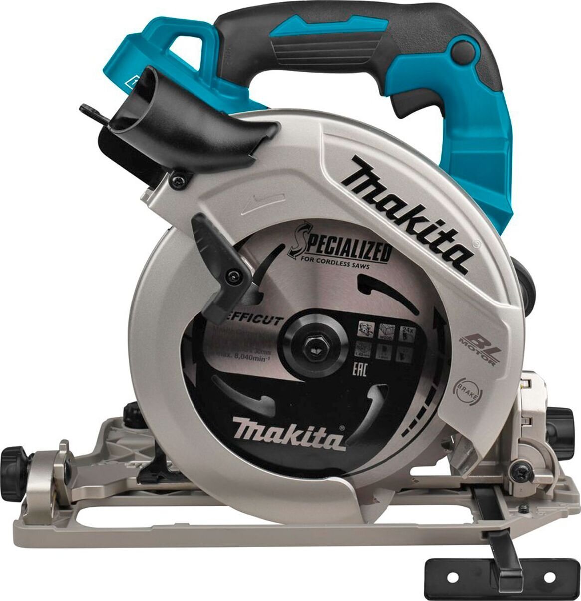 Akumulatora ripzāģis Makita LXT DHS783ZU, 2x18 V, 62,5 mm, ø190x30mm, AWS,  bez akumulatoriem un lādētāja cena | 220.lv