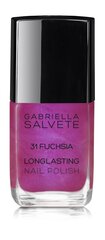 <p>Лак для ногтей Gabriella Salvete Longlasting Enamel 11 мл, 31 Fuchsia</p>
 цена и информация | Лаки для ногтей, укрепители | 220.lv