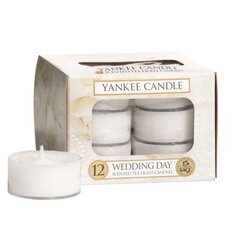 Арома свеча Yankee Candle Wedding Day, 12 x 9.8 г цена и информация | Подсвечники, свечи | 220.lv