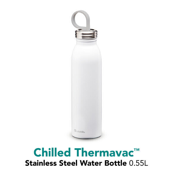 Pudele-termoss Chilled Thermavac 0,55L nerūsējošā tērauda balta цена и информация | Termosi, termokrūzes | 220.lv