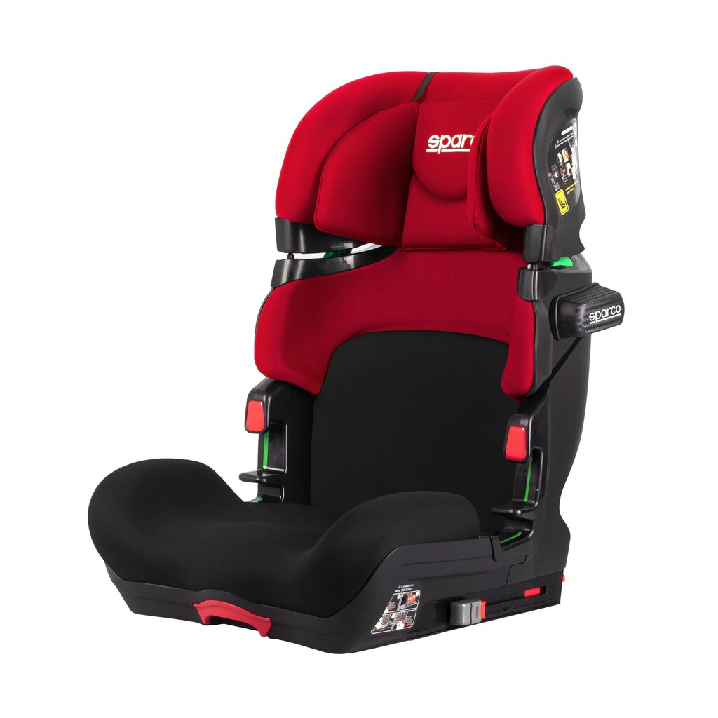 Autokrēsliņš Sparco, 9-36 kg, sarkans cena un informācija | Autokrēsliņi | 220.lv