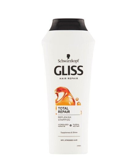 Schwarzkopf Gliss Kur Total Repair šampūns 250 ml cena un informācija | Šampūni | 220.lv