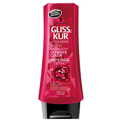 Schwarzkopf Gliss Kur Ultimate Color matu balzams 200 ml цена и информация | Matu kondicionieri, balzāmi | 220.lv