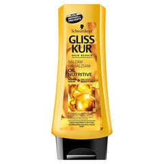 Schwarzkopf Gliss Kur Oil Nutritive matu balzams 200 ml цена и информация | Шампуни | 220.lv