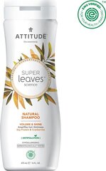 Attitude Super Leaves Volume & Shine -Шампунь для придания объема 473 ml цена и информация | Шампуни | 220.lv