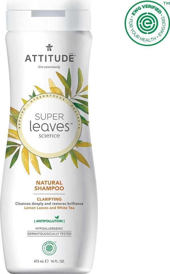 Attitude Super Leaves Clarifying šampūns 473 ml cena un informācija | Šampūni | 220.lv