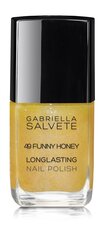 Gabriella Salvete Longlasting Enamel nagu laka 11 ml, 49 Funny Honey cena un informācija | Nagu lakas, stiprinātāji | 220.lv
