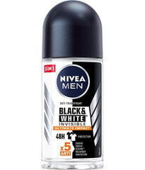 Антипреспирант для мужчин Nivea Men Invisible For Black & White Ultimate Impact, 50 мл цена и информация | Дезодоранты | 220.lv