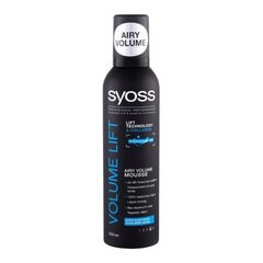Syoss Professional Performance Volume Lift Mousse matu putas 250 ml цена и информация | Средства для укладки волос | 220.lv