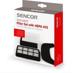 Фильтр HEPA + микрофильтр для Sencor SVC 5500WH / SVC 5501BK цена и информация | Принадлежности для пылесосов | 220.lv