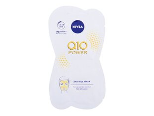 Nivea Q10 Power Anti-Age sejas maska 15 ml cena un informācija | Sejas maskas, acu maskas | 220.lv