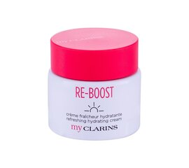 <p>Крем для лица Clarins Re-Boost Refreshing Hydrating, 50 мл</p>
 цена и информация | Кремы для лица | 220.lv