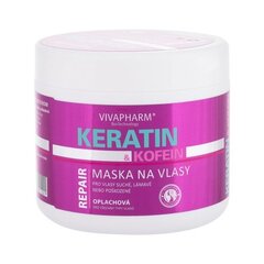 Vivaco VivaPharm Keratin & Caffeine matu maska 600 ml cena un informācija | Matu uzlabošanai | 220.lv