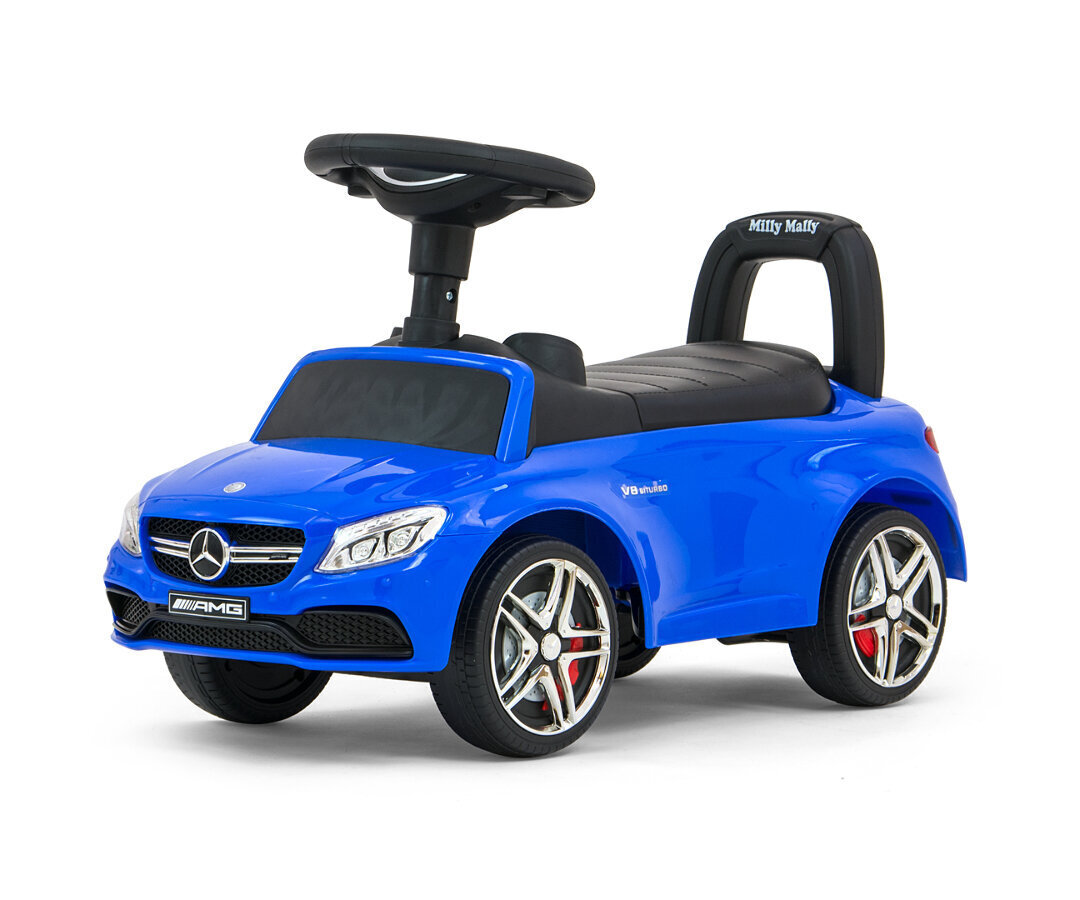 Milly Mally Mercedes AMG C63 Coupe S stumjamā mašīna, zilā krāsā цена и информация | Rotaļlietas zīdaiņiem | 220.lv