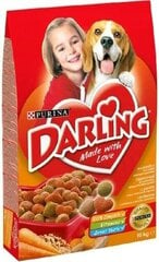 Darling сухой корм для собак, мясо птицы/овощи 10 кг. цена и информация | Сухой корм для собак | 220.lv