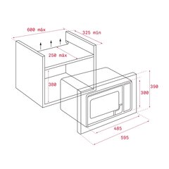 Teka ML 820 BIS цена и информация | Микроволновые печи | 220.lv