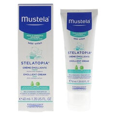Mustela Bébé Stelatopia Emollient Cream dienas krēms bērniem 40 ml цена и информация | Косметика для мам и детей | 220.lv