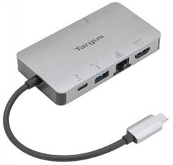 TARGUS USB-C SINGLE VIDEO 4K HDMI/VGA DOCK W\ 100W POWER PASS cena un informācija | Adapteri un USB centrmezgli | 220.lv