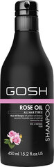 GOSH Rose Oil Hair šampūns 450 ml cena un informācija | Šampūni | 220.lv