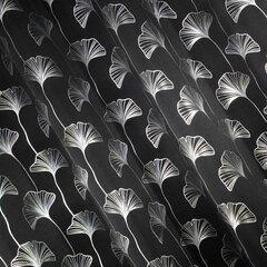 Aptumšojošais aizkars Clara, melns, 135 x 250 cm цена и информация | Шторы, занавески | 220.lv
