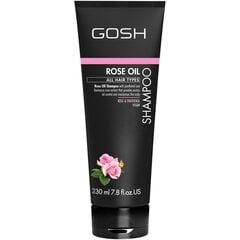 GOSH Rose Oil Hair šampūns 230 ml cena un informācija | Šampūni | 220.lv