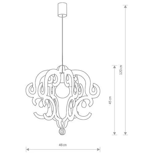 Piekaramā lampa Katerina balts cena un informācija | Piekaramās lampas | 220.lv