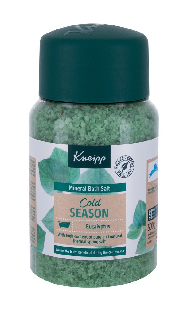 Kneipp Mineral Bath Salt Cold Season vannas sāls 500 g cena un informācija | Dušas želejas, eļļas | 220.lv