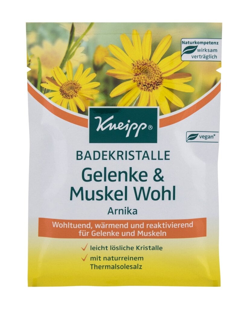 Kneipp Mineral Bath Salt Joint & Muscle vannas sāls 60 g cena un informācija | Dušas želejas, eļļas | 220.lv