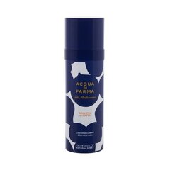 Acqua di Parma Blu Mediterraneo Arancia Di Capri — это цитрусово-ароматический аромат для мужчин и женщин. Вы первыми почувствуете запах апельсина, сицилийского мандарина, бергамота и лимона. Затем смешивают кардамон и масло из листьев горького апельсина (петигрейн). В конце вы будете очарованы сочетанием мускуса и карамели. Он был запущен в 1999 году. цена и информация | Кремы, лосьоны для тела | 220.lv