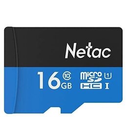 Netac P500 zibatmiņa 16GB MicroSDHC Klases 10 UHS-I cena un informācija | Atmiņas kartes mobilajiem telefoniem | 220.lv