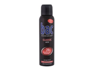BAC Classic дезодорант для мужчин 150 мл цена и информация | Дезодоранты | 220.lv