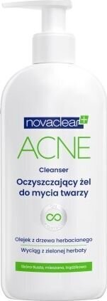 Sejas mazgāšanas līdzeklis Novaclear Green Acne, 150 ml цена и информация | Sejas ādas kopšana | 220.lv